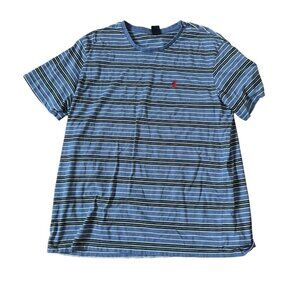 Us Polo assn Blue Grey White striped‎ T Shirt Size XXL Pony Logo